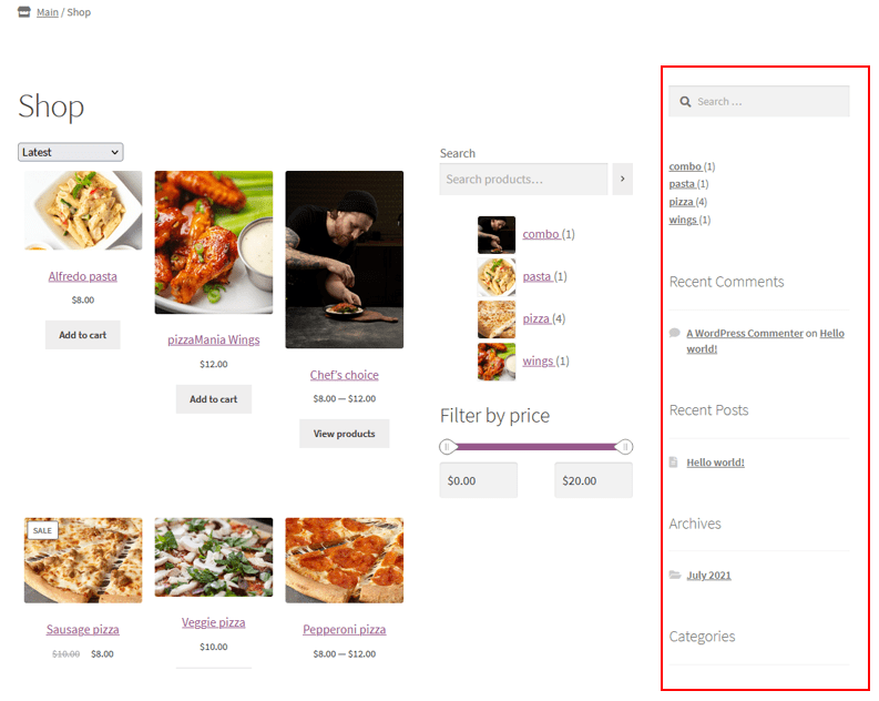 custom-shop-page-with-dafault-sidebar
